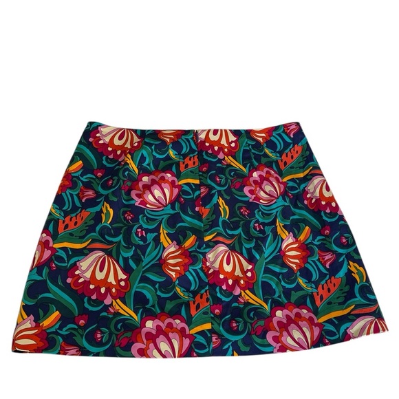 TRINA TURK FLORAL MINI SKIRT SZ 4 EUC - Picture 5 of 11